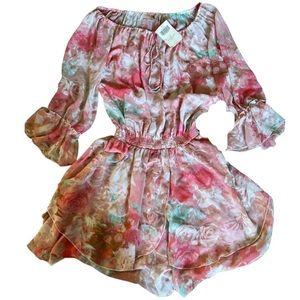 Boston proper floral dress. New with tags. Elastic waist